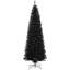 Arbre de Noël 8 pi, sapin de Noël artificiel non éclairé avec branches réalistes, sapin de Noël avec 1168 pointes, noir