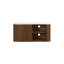 The Vermeer Collection Fluted Small TV Unit - for Tv's up to 49" - 110cm Width TV Stand-127663906