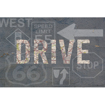 Garage Sign II - Wrapped Canvas Print