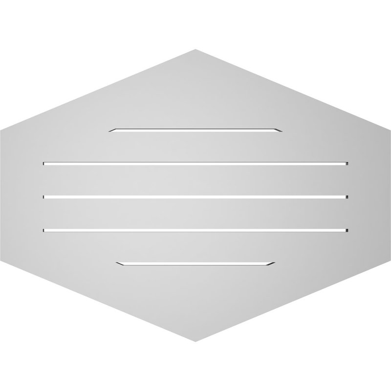 Pente verticale verticale en uréthane 5 pi, H 1 po x l 32 po x L 24 po