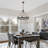 Farmhouse 8-Light Black Wagon Wheel Chandelier With E12 Base