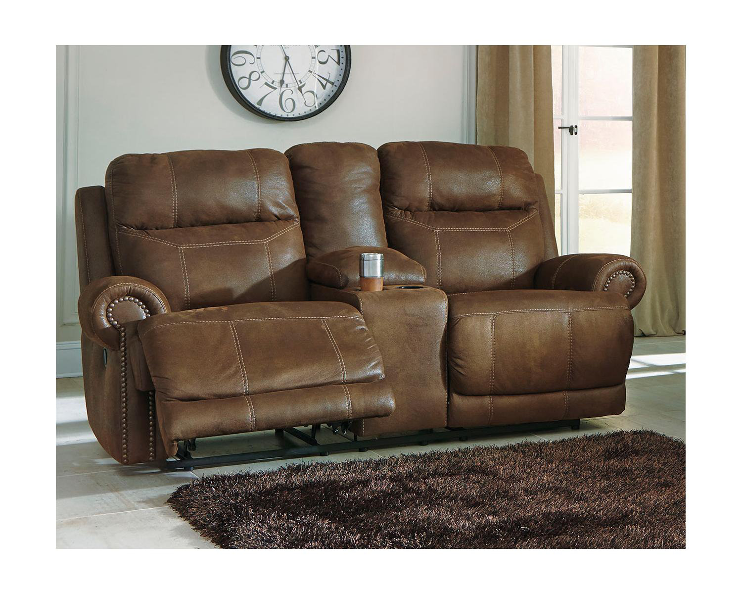 Red Barrel Studio 80" Round Arm Reclining Loveseat & Reviews - Wayfair ...