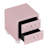 Elegant Velvet Nightstand With 2 Drawers And Crystal Handle, Storage Bedside Table With Button-Tufted-599408762