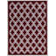 Tapis rouge / ivoire Allmon