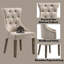Chaise d'appoint en tissu deux tons Gabrian