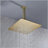 Rain Shower Head High Pressure Rainfall Showerhead Water Saving-124563205