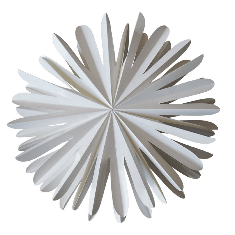 PAPER FLAKE, 15.75'' H x 15.75'' W x 15.75'' D