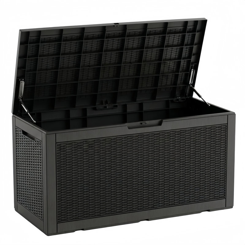 100 Gallon Water Resistant Deck Box, Black