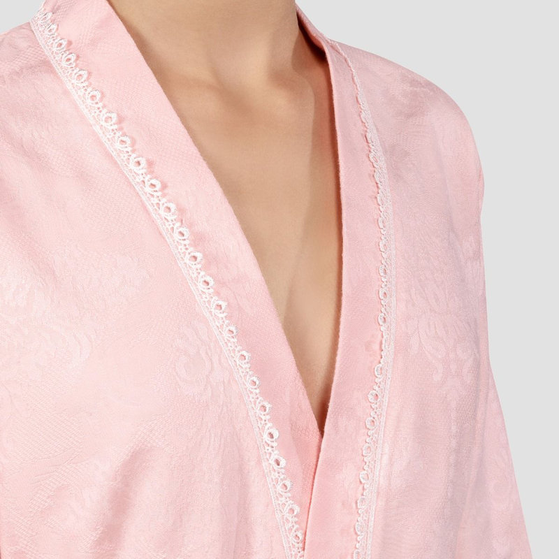 Doris Cotton Blend Terry Cloth Girl/ Woman+ Above Knee Bathrobe with Pockets, M