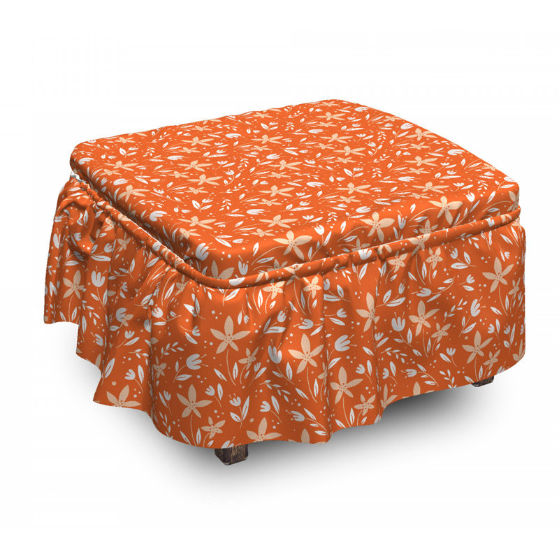 Housse pour repose-pieds elements et points nature