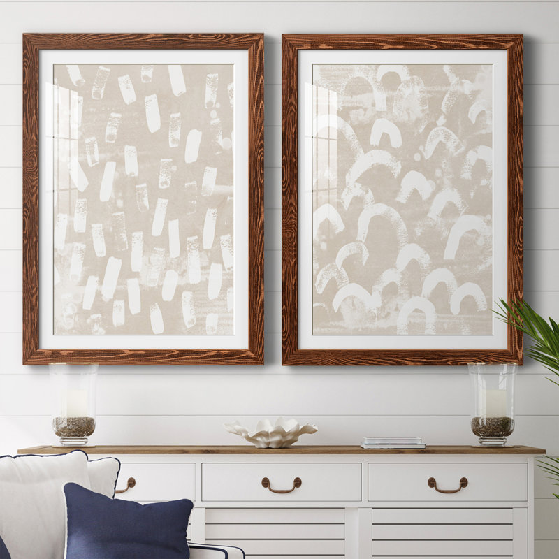 Earth Earth I - ensemble de 2 cadres photo, Érable encadré, H 43,5 po x l 31,5 po x P 1 po