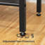 Table d'appoint avec station de charge, ports USB et Type-C, table de bout à 3 niveaux avec tablette réglable, petite table de chevet pour la chambre à coucher, le salon et les petits espaces, brun rustique