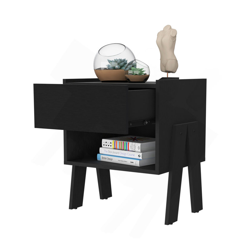 Table de chevet 1 tiroir Wenge