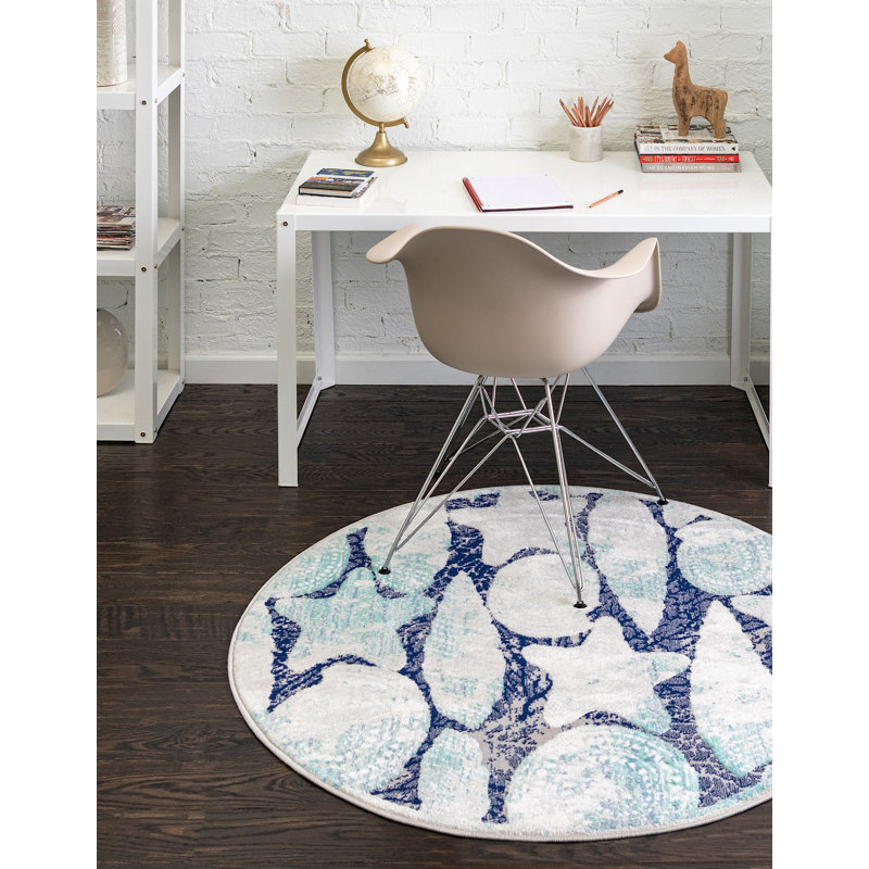 Ossineke Indoor Rug, Round 4'
