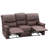 Najiyyah Faux Leather 75.4'' Reception Sofa