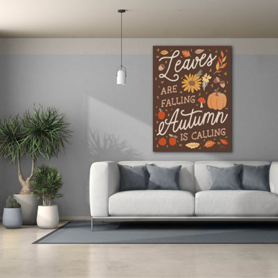 ' Harvest Wishes 4' by Laura Marshall Canvas Wall Art