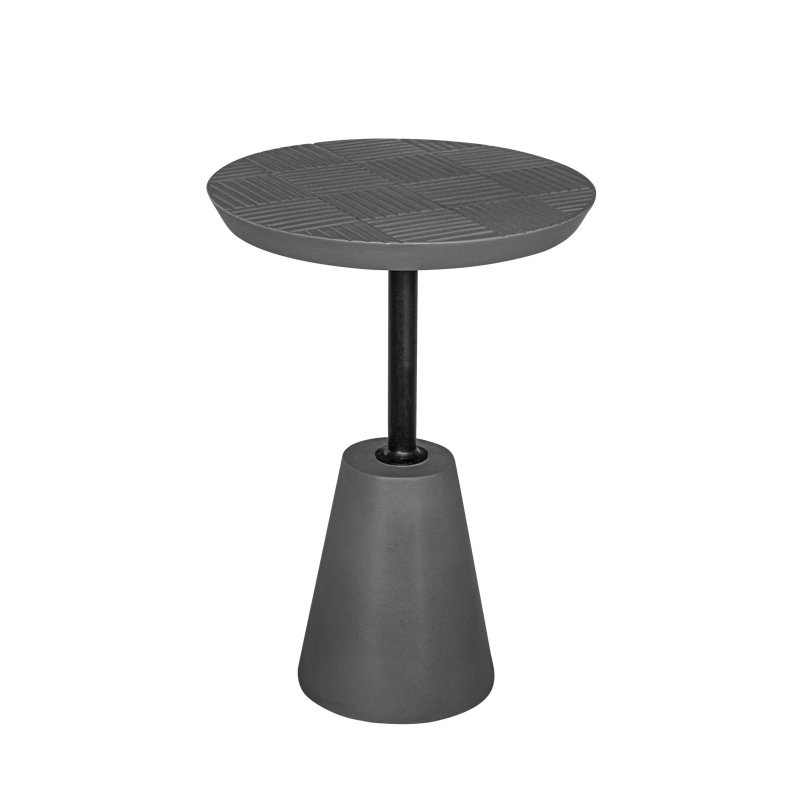 Table d'appoint d'extérieur Niles, Gris foncé