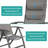Foldable Patio Dining Armchair