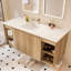 Meuble-lavabo simple 48 po avec plateau en résine et lavabo mural-1592555548