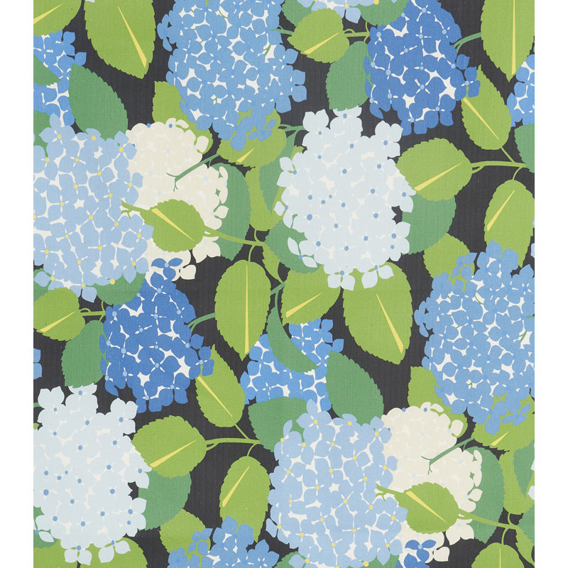 Hydrangea Fabric, Blue