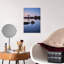 «Blue Hour Reflections», art mural abstrait paysage côtier-1942684115