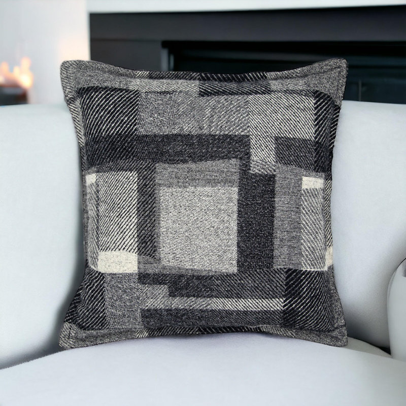 Plaid Throw Pillow Cover