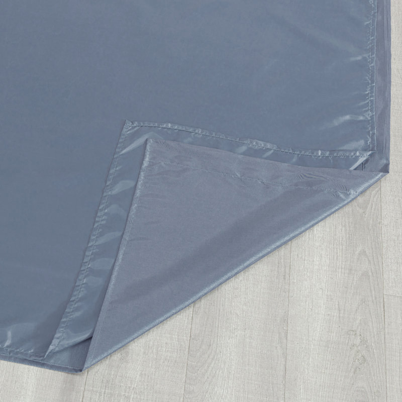 Royale Room Darkening Curtain Pair, Grayish Blue/Gray