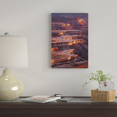 «View from Grandview Point, Canyonlands National Park, Utah», reproduction d'impression sur toile