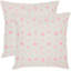 Coussin en lin à boutons à bonbons