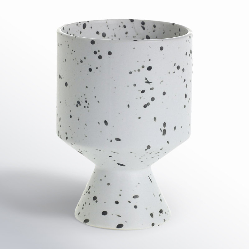Pot à fleurs en céramique Waters, H 6,25 po x l 4,5 po x P 4,5 po