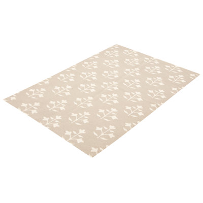 Wool Floral Indoor Rug
