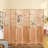 82.8'' W X 65'' H 6 - Panel Solid Wood Folding Room Divider