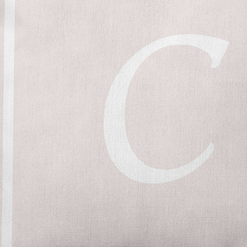 Reversible Throw Pillow, Ivory/White, 20"x20", C