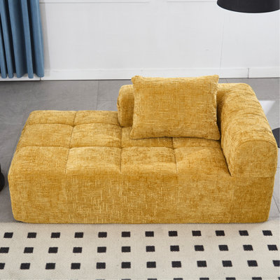 Chenille confortable pour la chambre à coucher, tissu froissé amélioré et salon confortable en mousse à rebond rapide et moderne