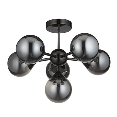 Jaxon Glass Semi Flush Mount