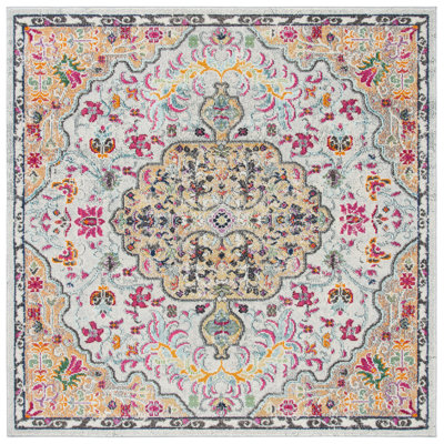 Felty Oriental Gray/Gold Area Rug