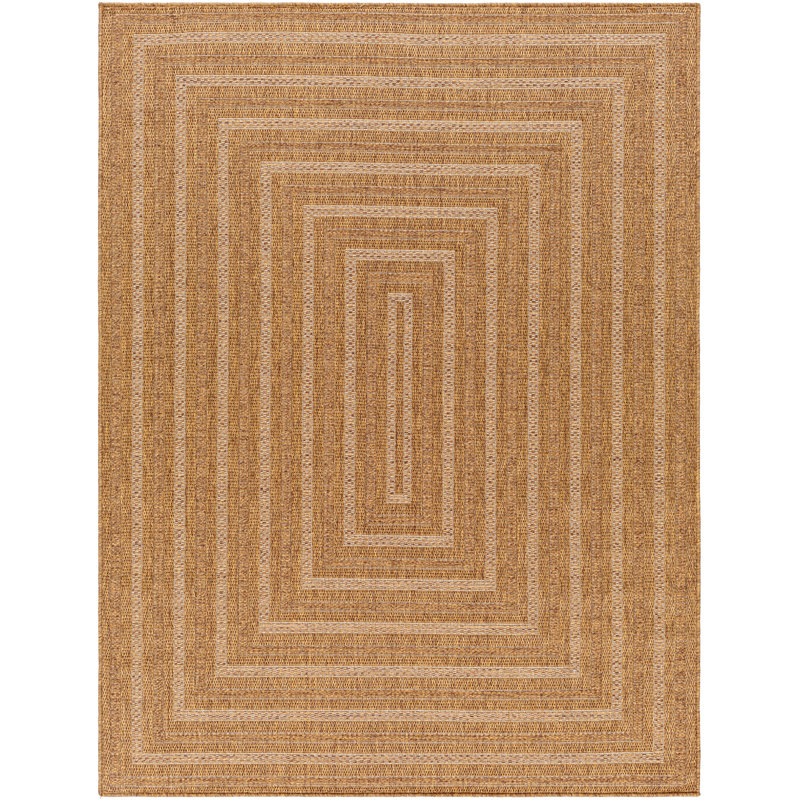 Outdoor Jute-Look Rug Tan/Brown_PMB2305, Rectangle 120 x 170cm