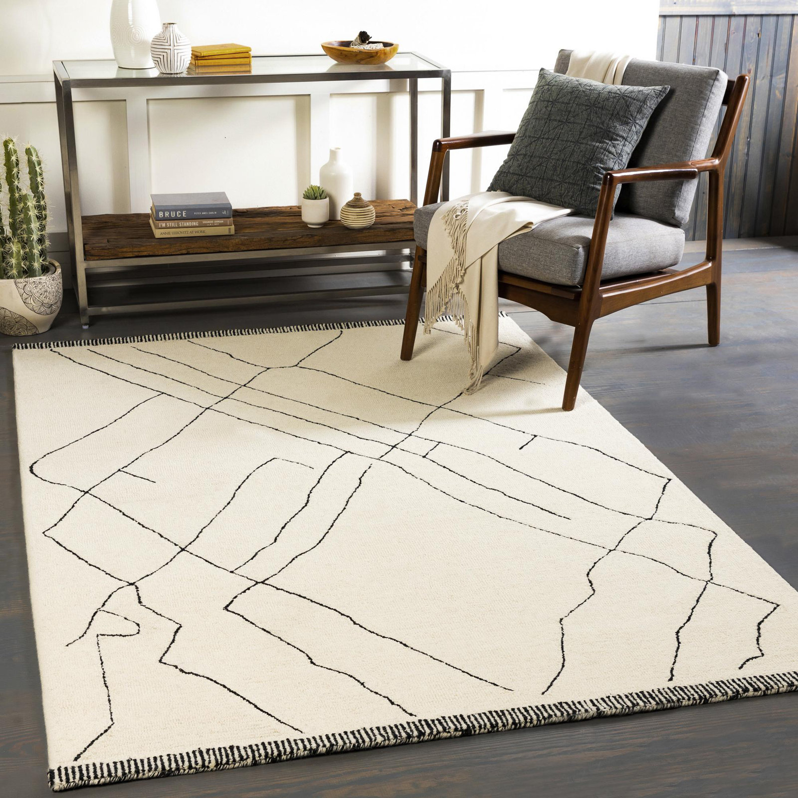 Isla Hand Tufted Wool Rug, Rectangle 10' x 14'
