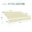 Retractable Patio Window Awning with Aluminum Frame, Polyester-122994400-122994403