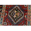 Tapis unique en laine 3 pi 5 po x 4 pi 10 po Fahja Bleu