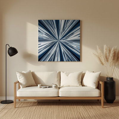 Art mural gris op Op 51