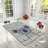Luxurious Area Rug, 4.6 x 7.2 ft, 100% Polyester, 740 g/m² | Non-Slip Felt Dot Underside, Laminated Sponge for Comfort, Antibacterial & Easy to Clean | Stylish Velvet Fabric with Digital Print, Machine Washable-673800606