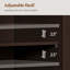 Armoire de salle de bain autoportante l 22 po x H 34,1 po x P 11,5 po Brigit-485785354-420474285
