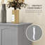 Armoire de rangement pour garde-manger 72,5 po, armoire de cuisine autoportante avec 4 portes et tablettes réglables pour la salle à manger, panneau de fibres à densité moyenne noir-121086738