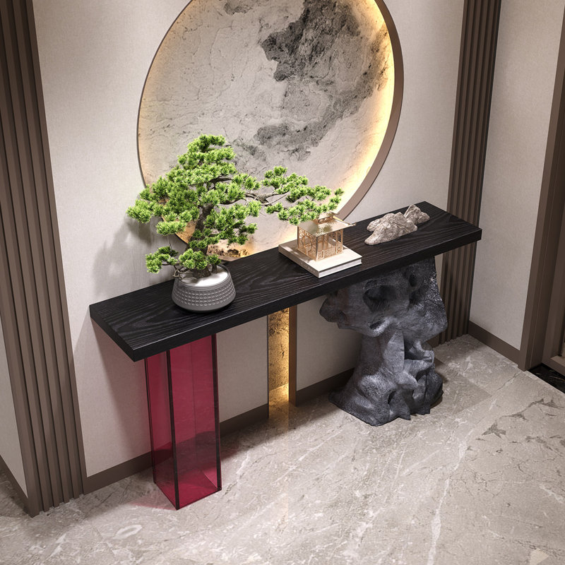 Console moderne de style nordique, H 31,5 po x l 63 po x P 11,8 po
