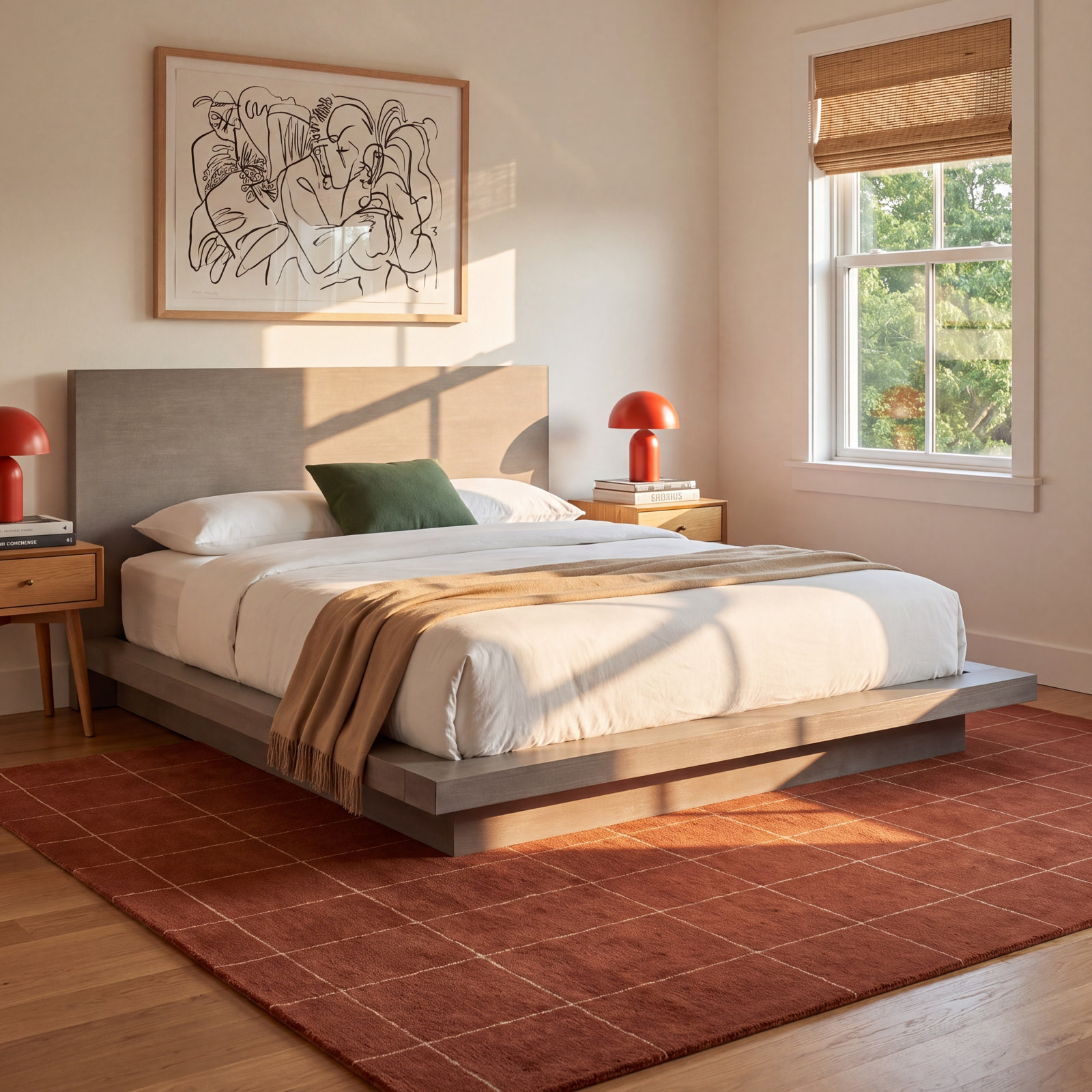 Meryl Platform Bed, California King