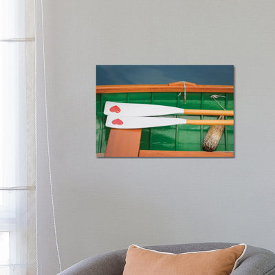 USA, Washington. Boat Detail At The Bainbridge Island Wooden Boat Festival by Jaynes Gallery - Wrapped Canvas Print