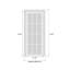 Porte française solide | Verre transparent Lucia 2466 | Poignée simple à panneau régulier | Portes de salle de bain robustes-106926407-106926419
