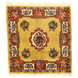 Siersha Oriental Area Rug in Gold