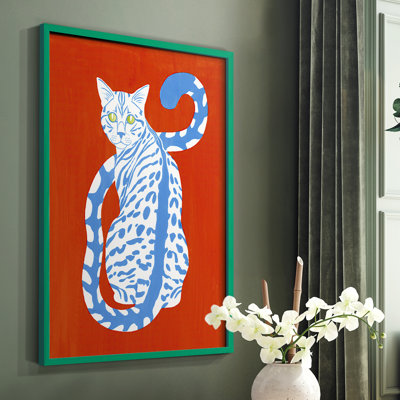 Complementary House Cat II Framed Print - Solid Wood